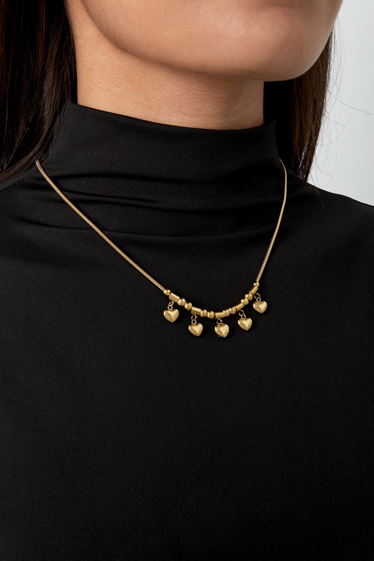 Golden love ketting