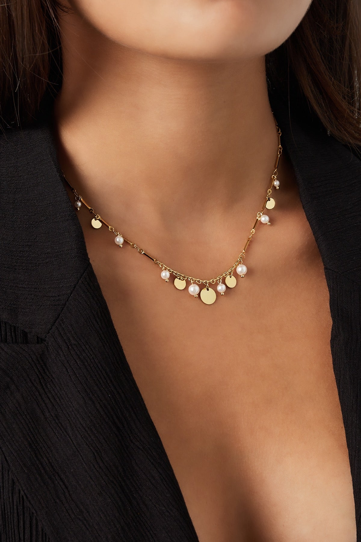 Coined elegance ketting