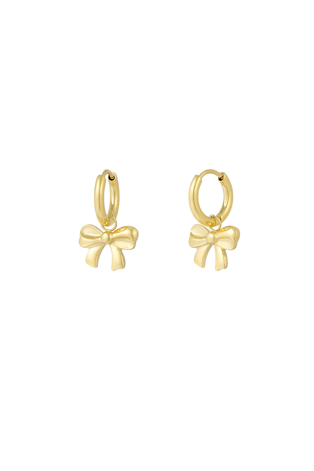 Simple bow oorbellen
