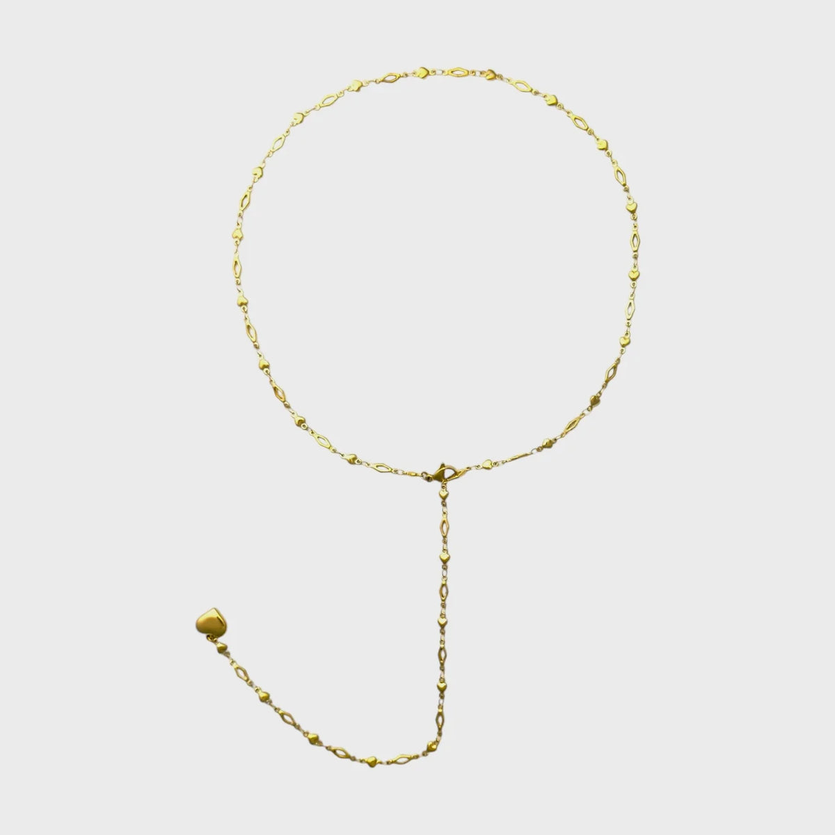 Hearts all over lange ketting