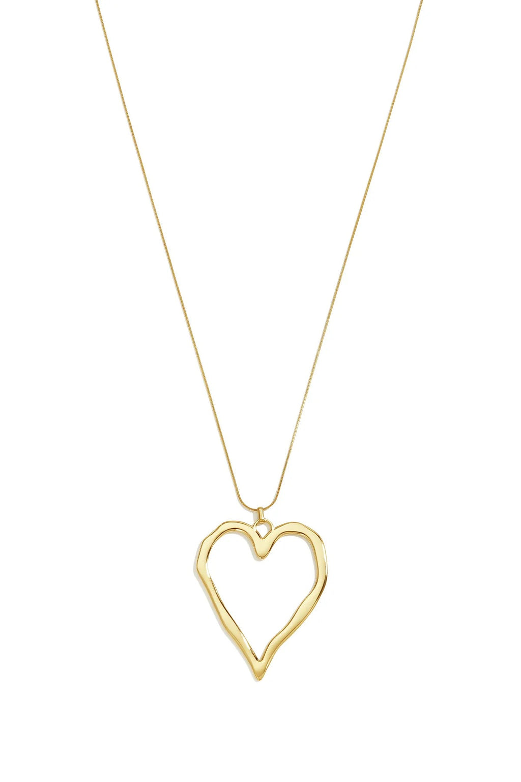 XL hart bedel lange ketting