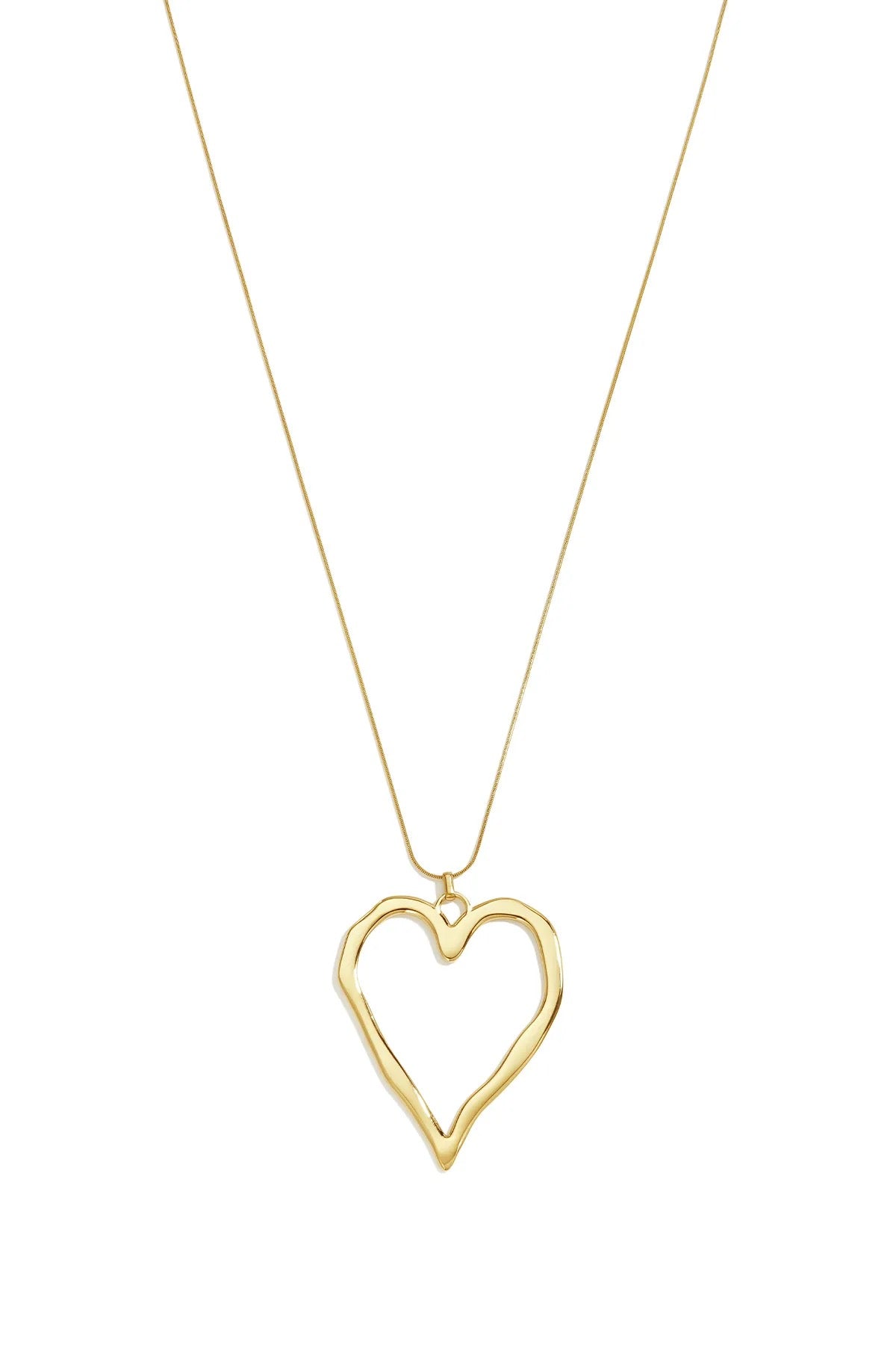 XL hart bedel lange ketting