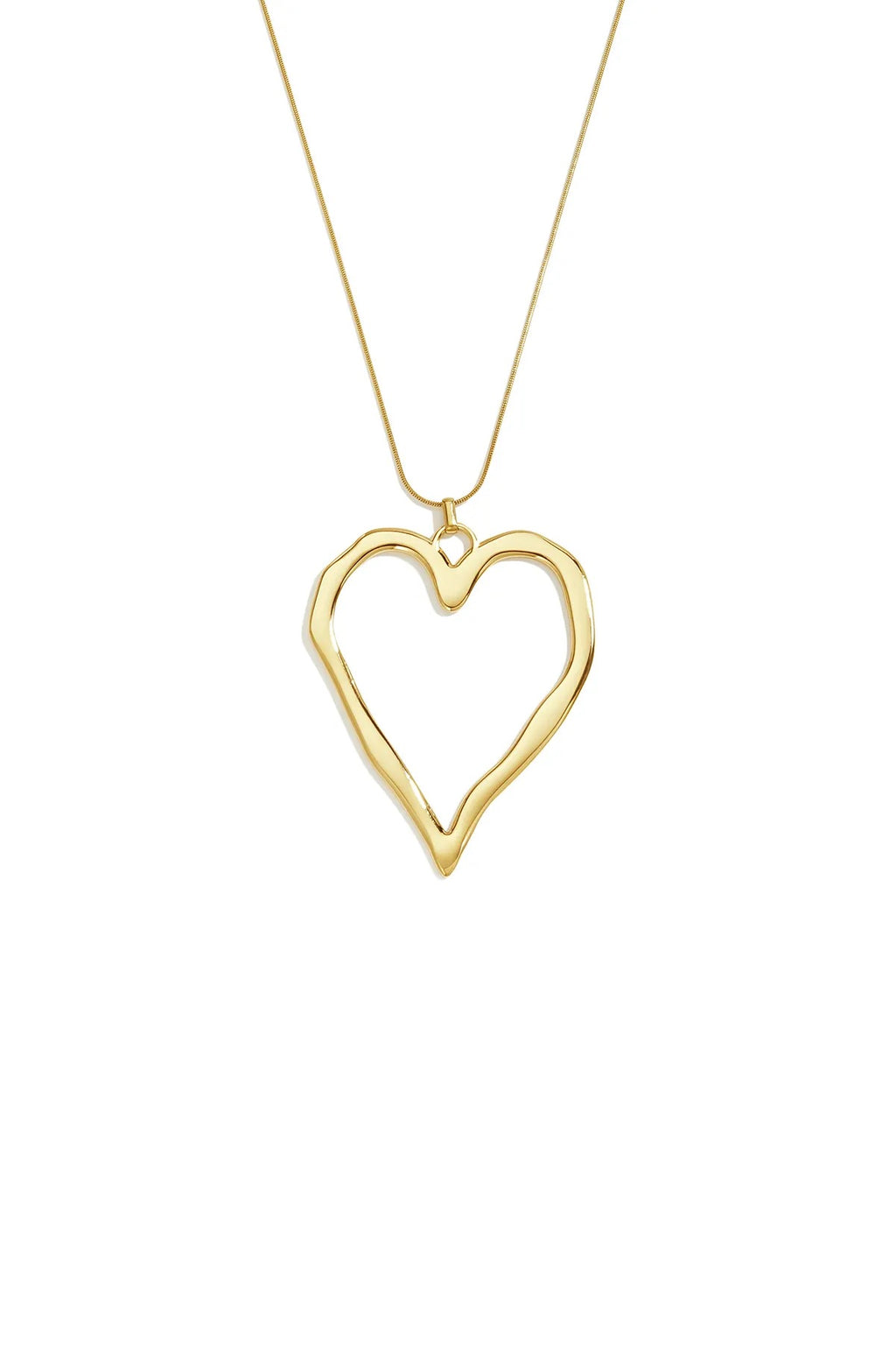 XL hart bedel lange ketting