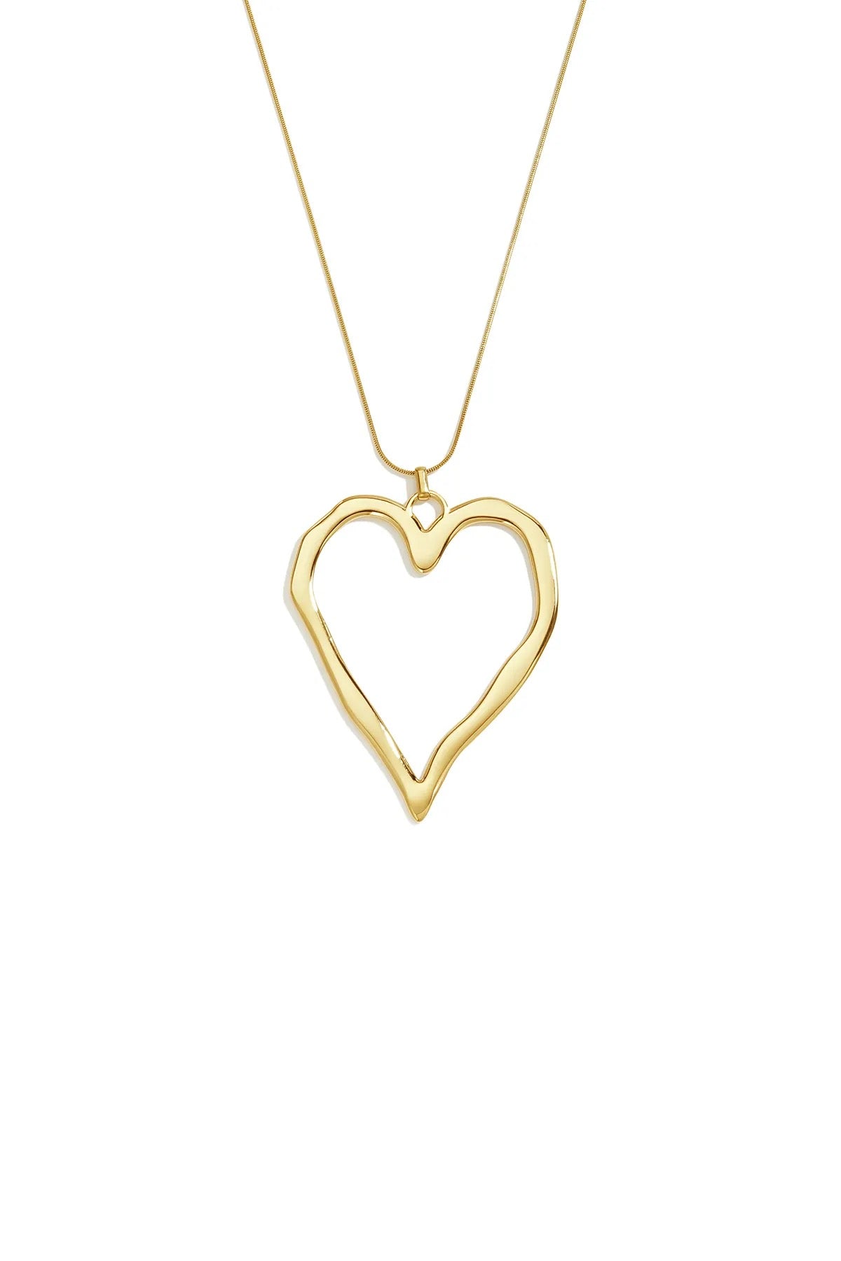 XL hart bedel lange ketting