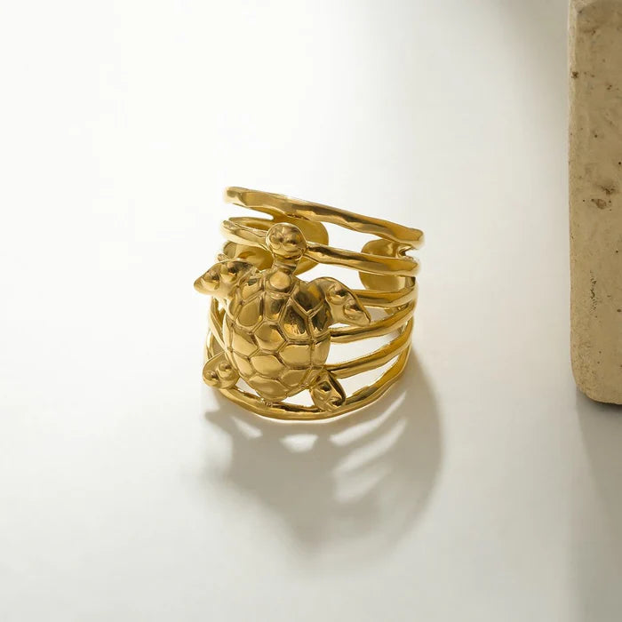 Schildpad ring