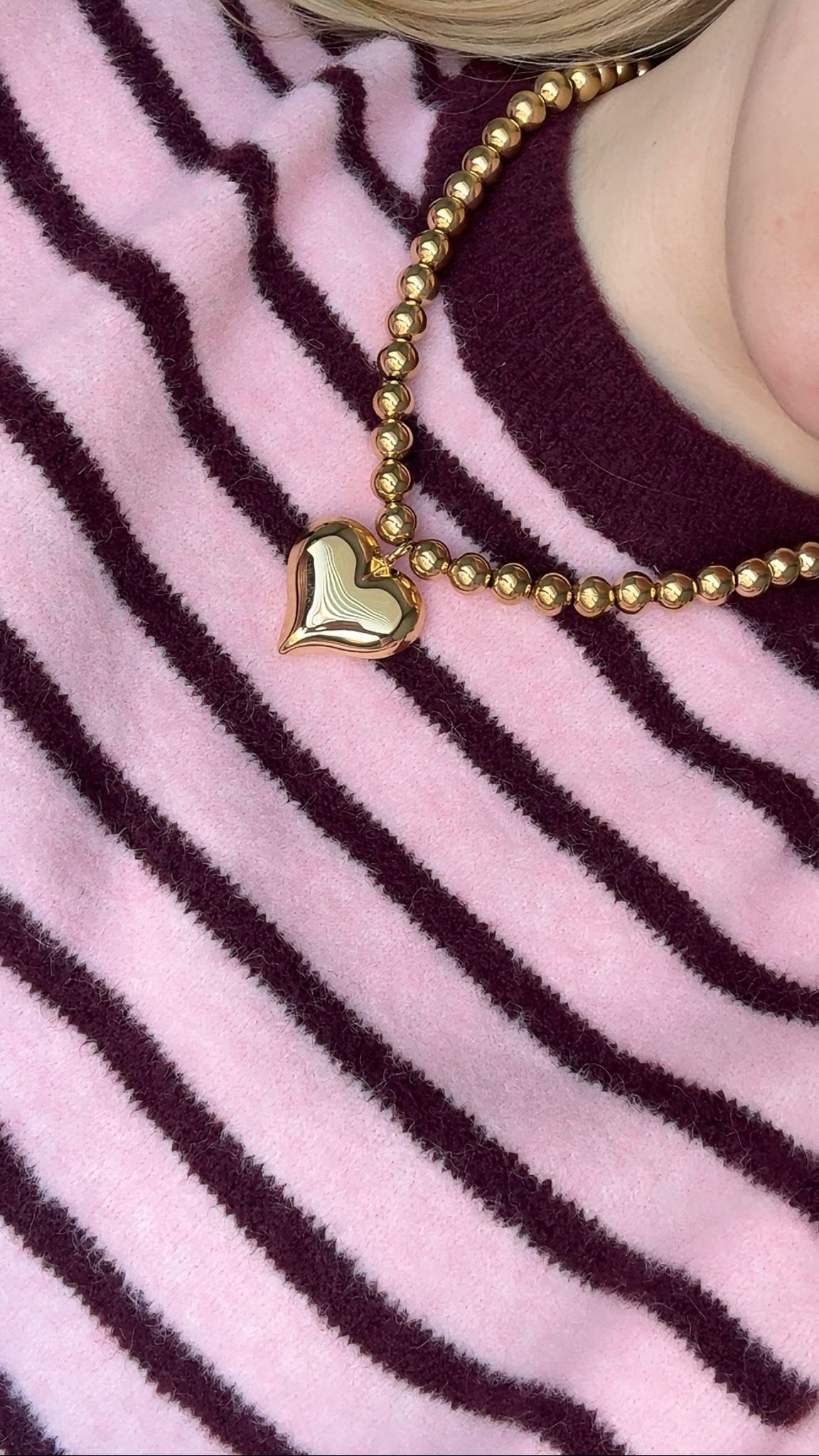 Statement balls harten ketting