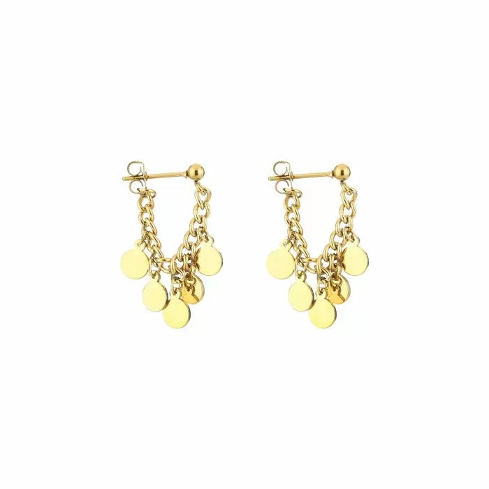 Chain muntjes studs
