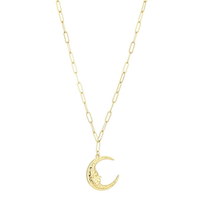 Lange ketting met maan