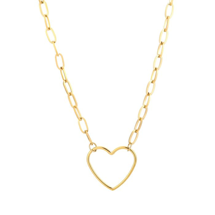 Open heart ketting