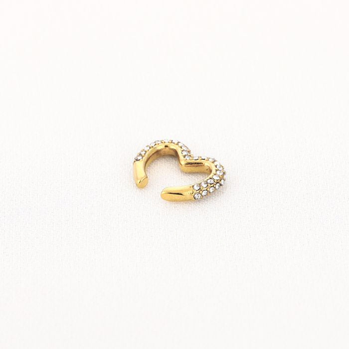 Earcuff sparkle heart