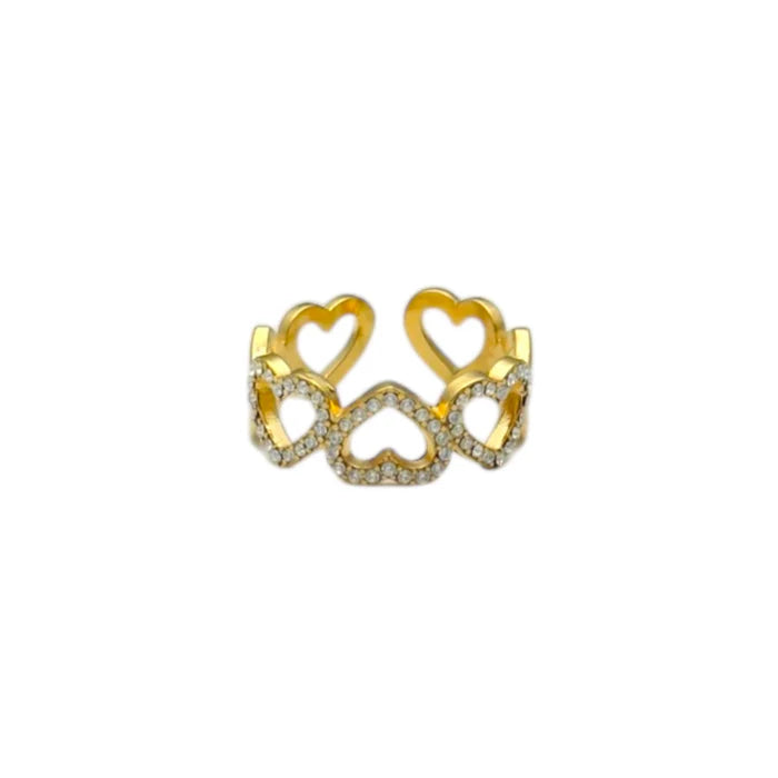 Strassy hart ring