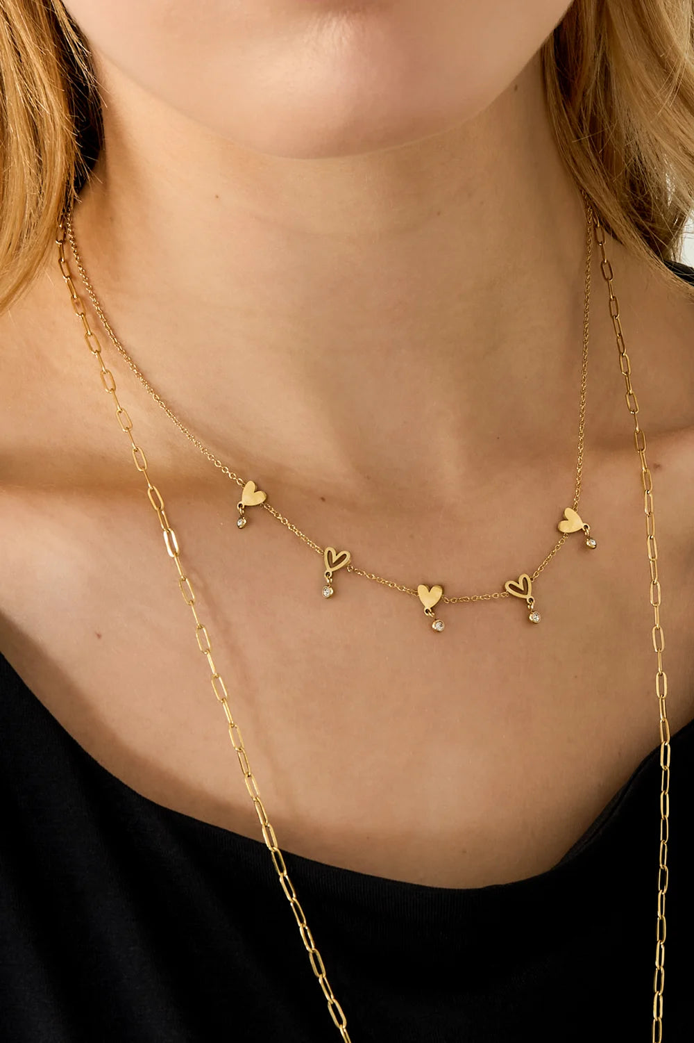 Shine heart ketting