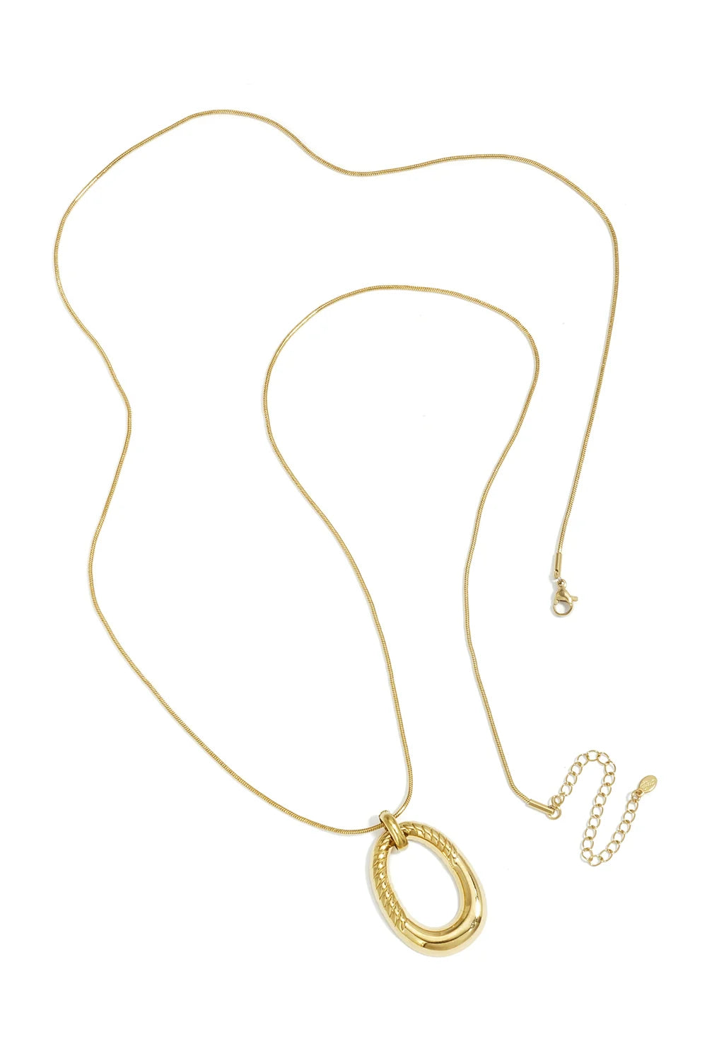 Oval lange ketting