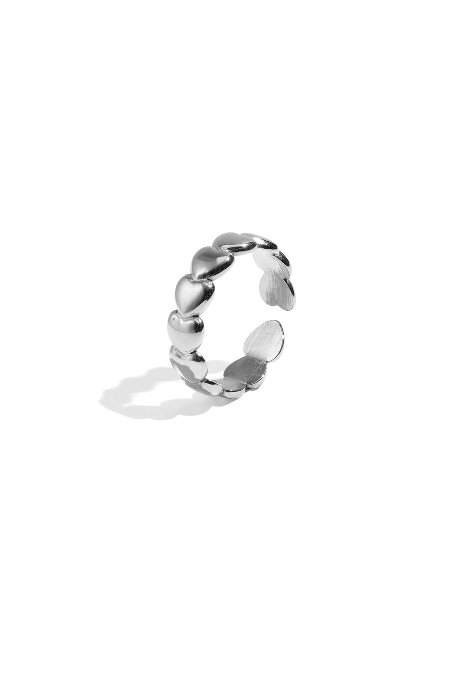 Hearts row ring
