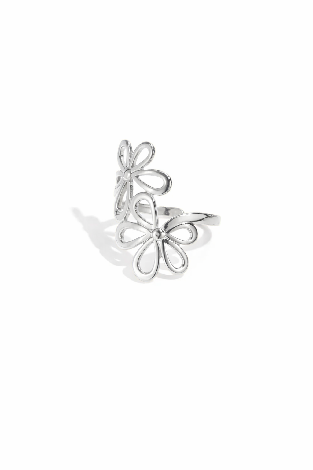 Double flowers ring