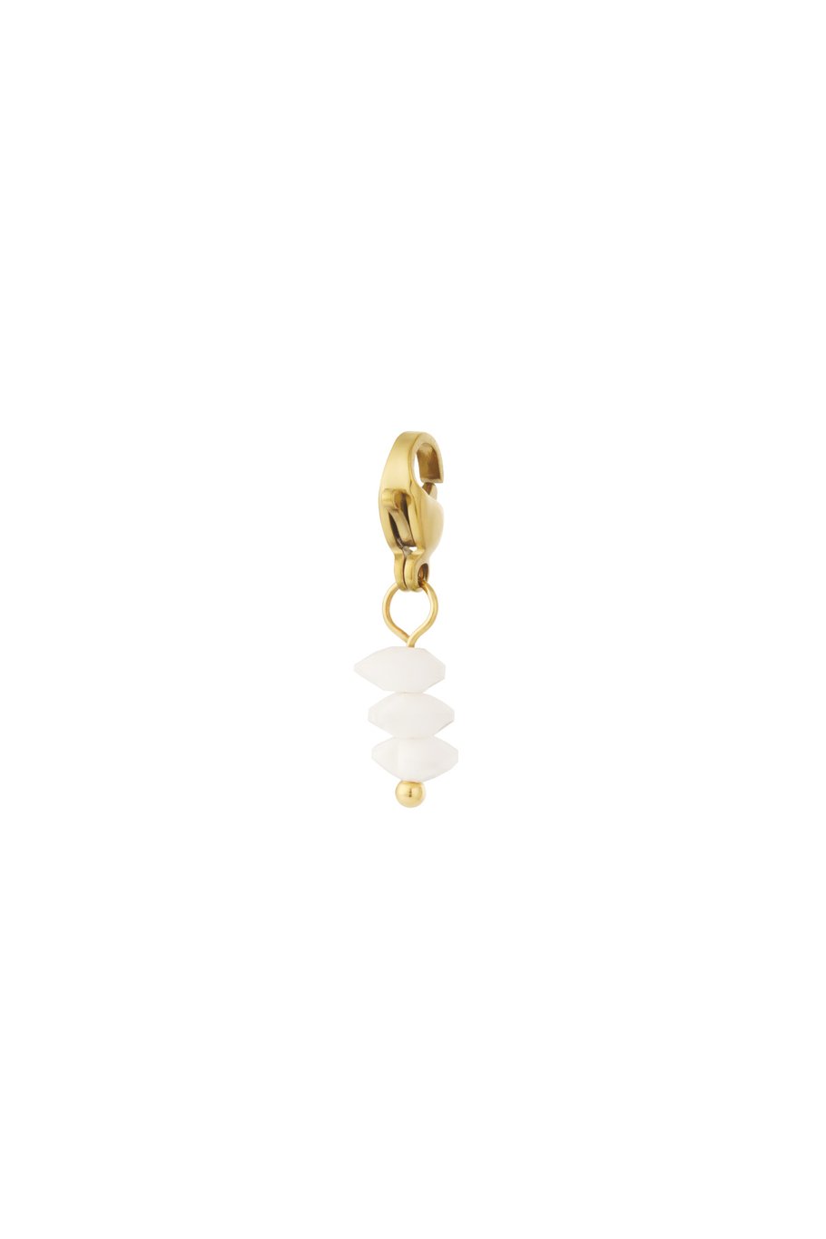 Witte steen DIY bedel