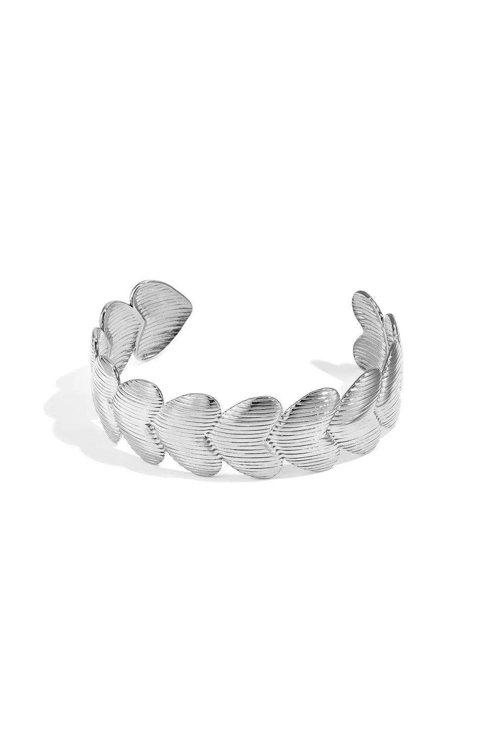 Striped hearts bangle