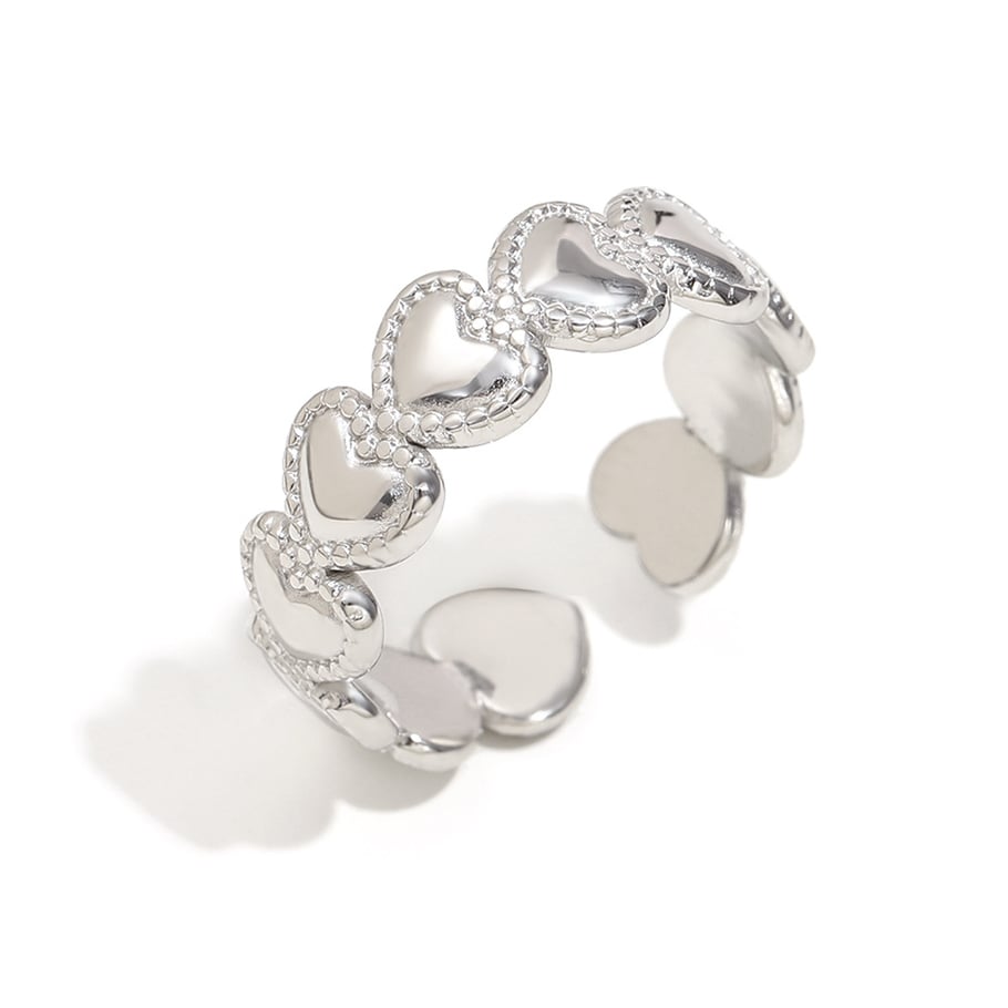 Hearts row ring