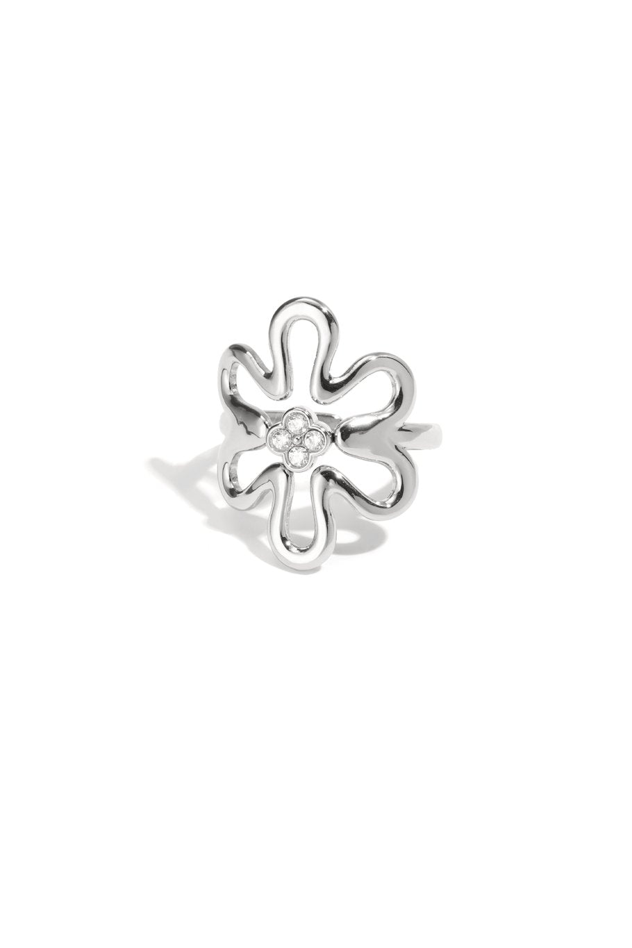 Sparkle blooming ring