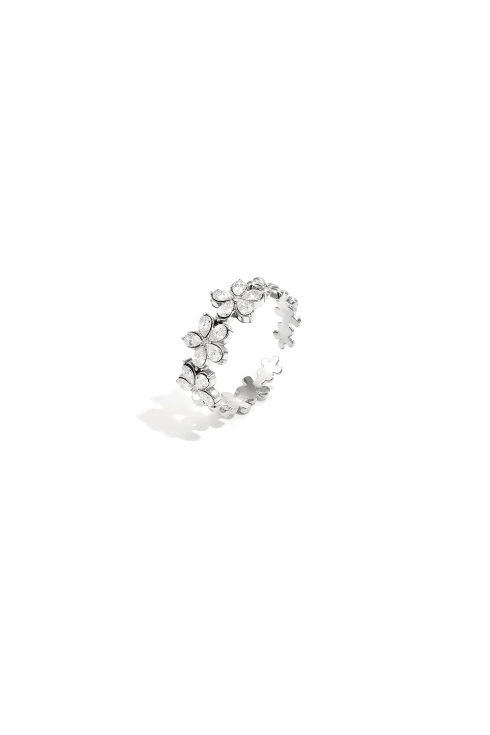 Sparkly flowers ring