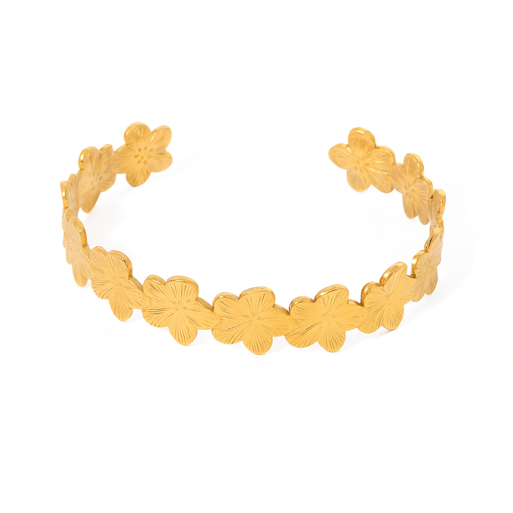 Open flowers bangle