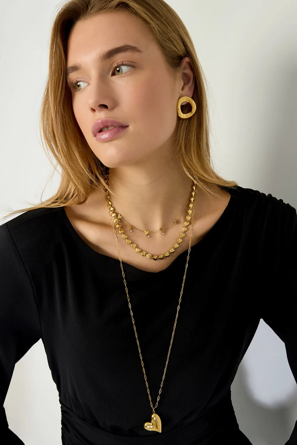 Hearts row ketting